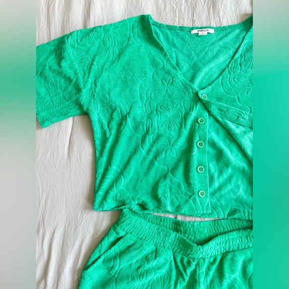 O’NEILL Cabana Tile Textured Summer Swim Cover Set - Picture 3 of 4